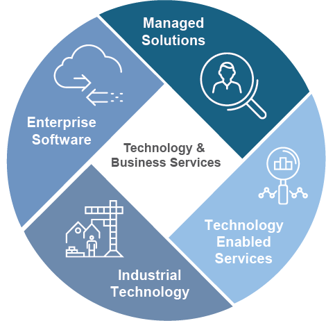 illustrative graphic of the focus sectors for the strategy